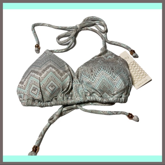 NWT EBERJEY SURF SPRAY MIA BIKINI TOP size M - Picture 4 of 8